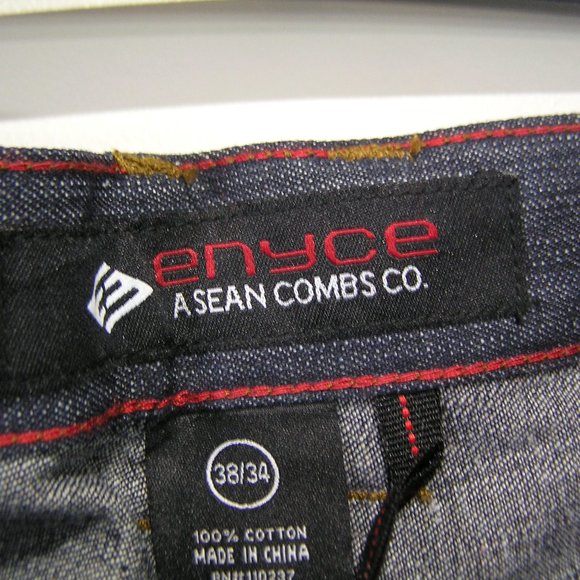 ENYCE JEANS 38X34 RIGID DENIM STRAIGHT FIT - Picture 6 of 12